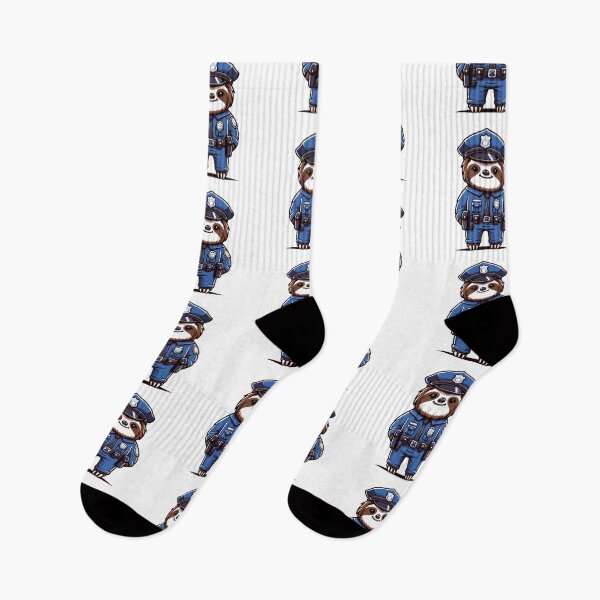 Item preview, Funny Police Sloth – Cute Cop Humor Design designed and sold by CyfroweMysli.