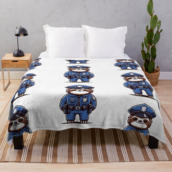 Item preview, Funny Police Sloth – Cute Cop Humor Design designed and sold by CyfroweMysli.