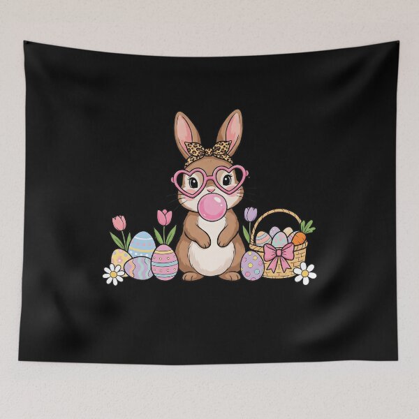 Item preview, Girls Easter Bunny Cute Rabbit designed and sold by KroghDs.