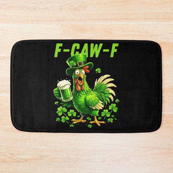 Item preview, F-Caw-F St Patrick's Day Irish Celebration Funny Rooster designed and sold by SanTiOmal.