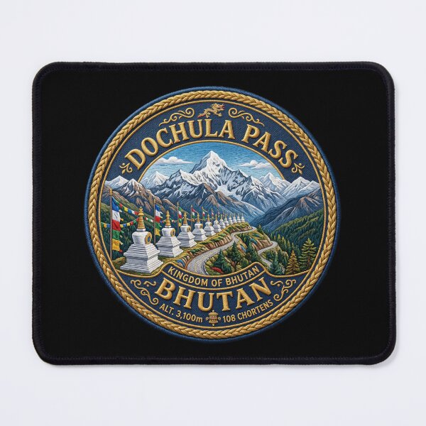 Item preview, Dochula Pass, Bhutan – 108 Chortens & Himalayas designed and sold by Girih.