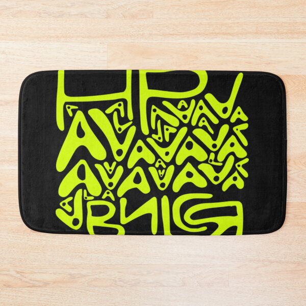 Item preview, Neon Green Abstract Scribble Typography designed and sold by Bonahelia.