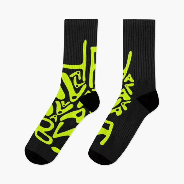 Item preview, Neon Green Abstract Scribble Typography designed and sold by Bonahelia.