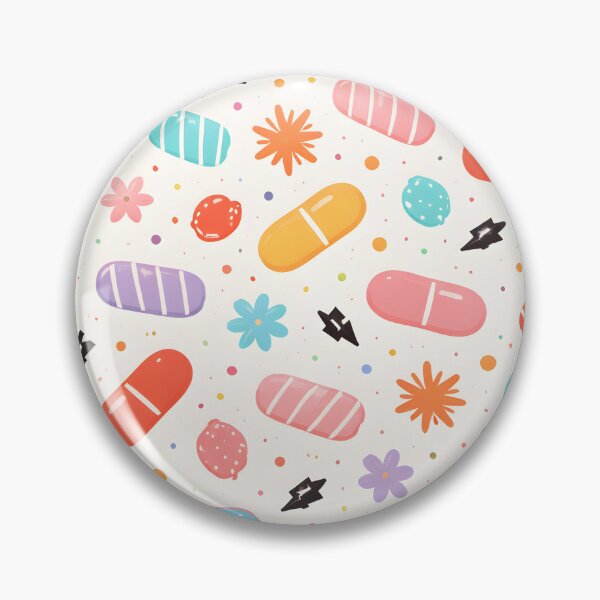 Item preview, Colorful Candy Capsule Pattern – Playful Kawaii Pop Art Design designed and sold by Lumora Realm.
