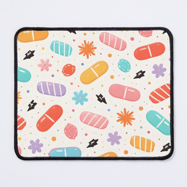 Item preview, Colorful Candy Capsule Pattern – Playful Kawaii Pop Art Design designed and sold by Lumora Realm.