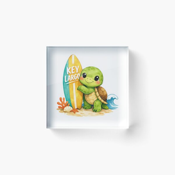 Item preview, Key Largo Turtle Surfer  designed and sold by PamLeeDesign.