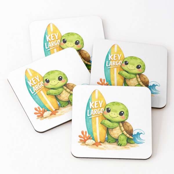 Item preview, Key Largo Turtle Surfer  designed and sold by PamLeeDesign.