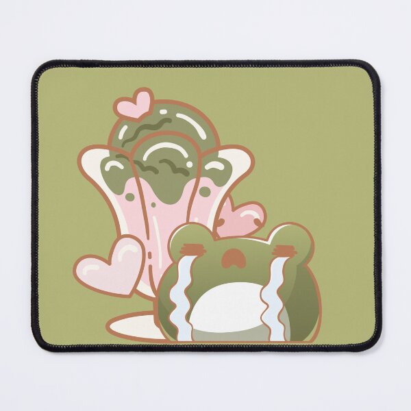 Item preview, Doodled Café: Sad Strea the Frog with Dalgona Sponge Candy designed and sold by Kanniax.