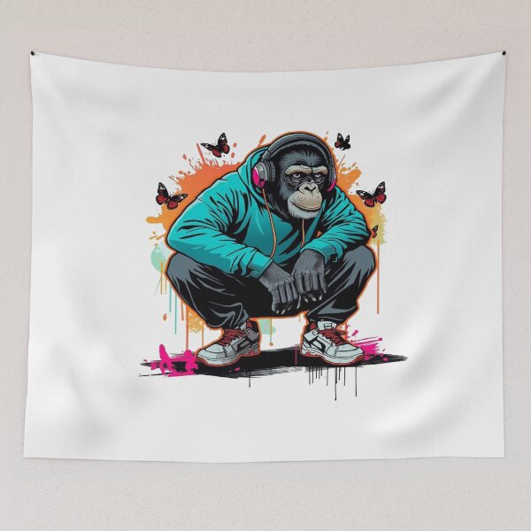 Item preview, Street Art Monkey Street Style designed and sold by CeliaZnx.