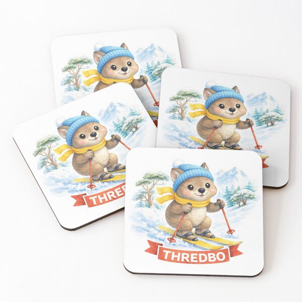 Item preview, Thredbo Skiing Wombat Winter Design designed and sold by PamLeeDesign.