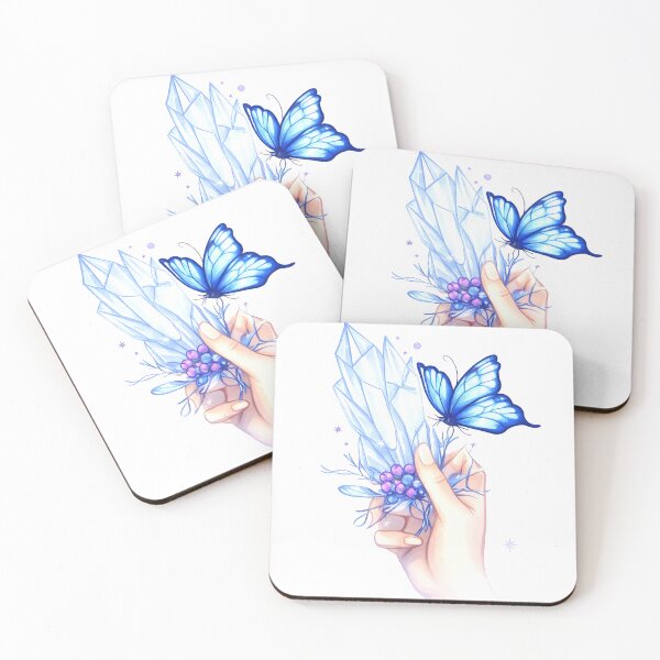 Item preview, Magic Butterfly with Healing Crystals designed and sold by RiyoRK.