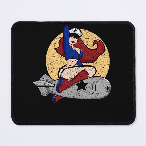 Item preview, WW2 Death From Above Bomber Pinup Patch Distressed Gear designed and sold by Ernad Nukic.