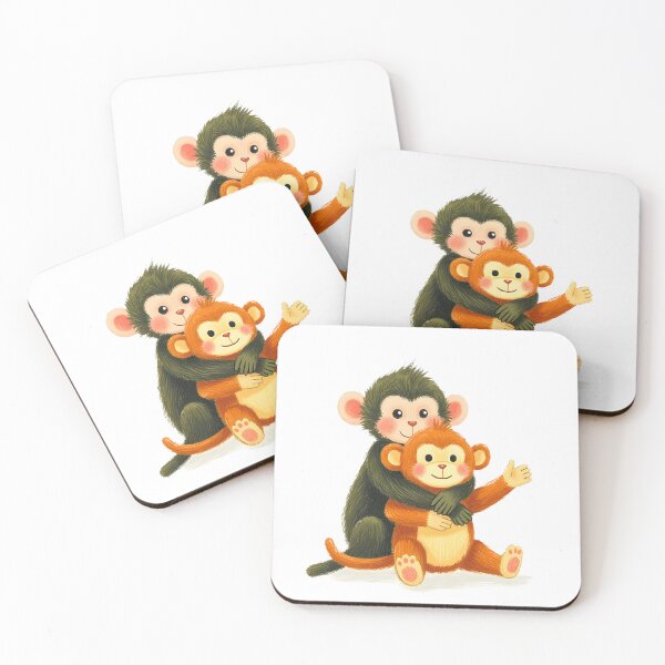 Item preview, Punch monkey two friends forever together designed and sold by pixeldizajn.