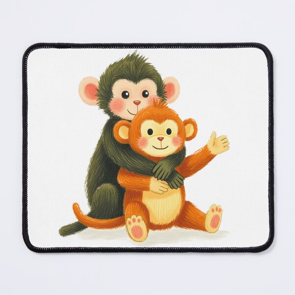 Item preview, Punch monkey two friends forever together designed and sold by pixeldizajn.