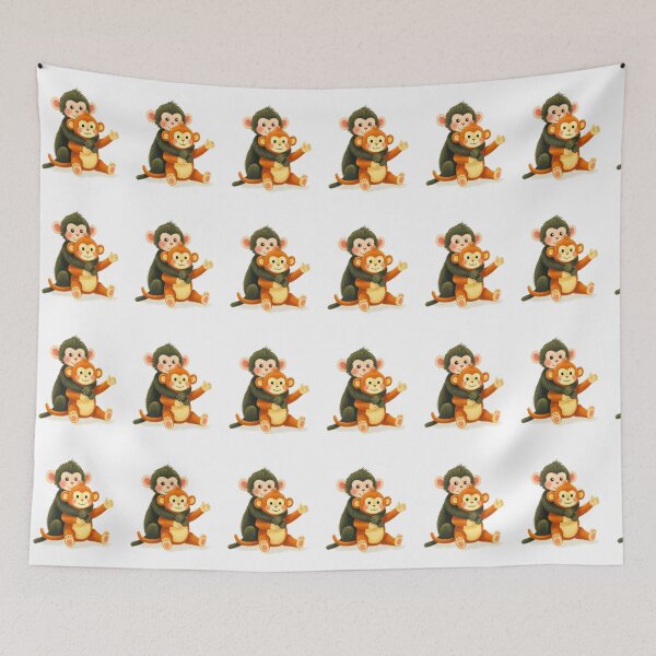 Item preview, Punch monkey two friends forever together designed and sold by pixeldizajn.