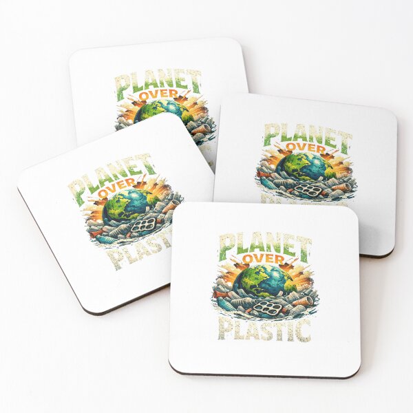 Item preview, Planet Over Plastic – Eco Friendly Save The Planet Design designed and sold by valentina357.