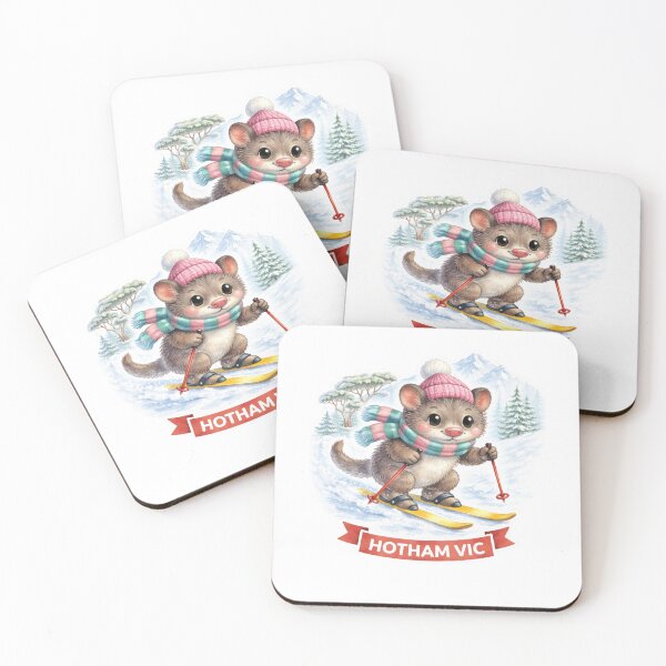 Item preview, Mount Hotham Skiing Possum Design designed and sold by PamLeeDesign.