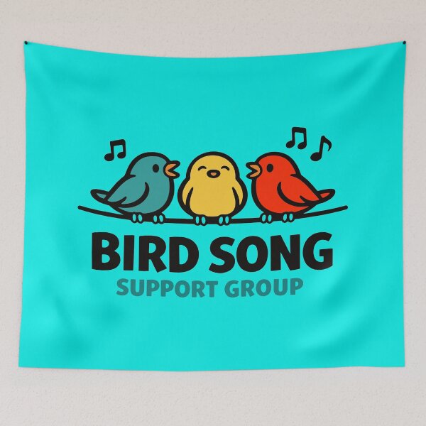 Aperçu de l'œuvre Groupe de soutien au chant des oiseaux mignon créée et vendue par SnappyPNG.