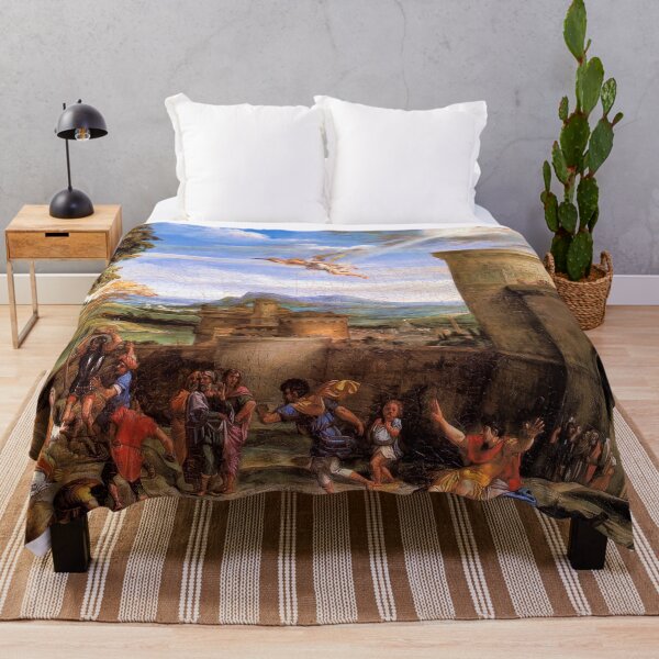 Item preview, Martyrdom of Saint Stephen Annibale Carracci Baroque Painting designed and sold by TheSoulOfArt.