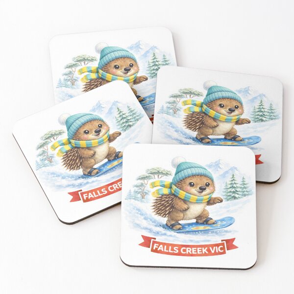 Item preview, Falls Creek Snowboarding Echidna  designed and sold by PamLeeDesign.