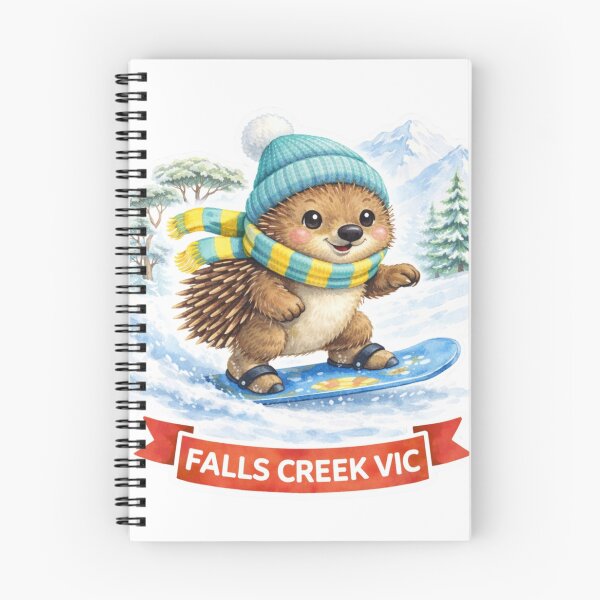 Item preview, Falls Creek Snowboarding Echidna  designed and sold by PamLeeDesign.