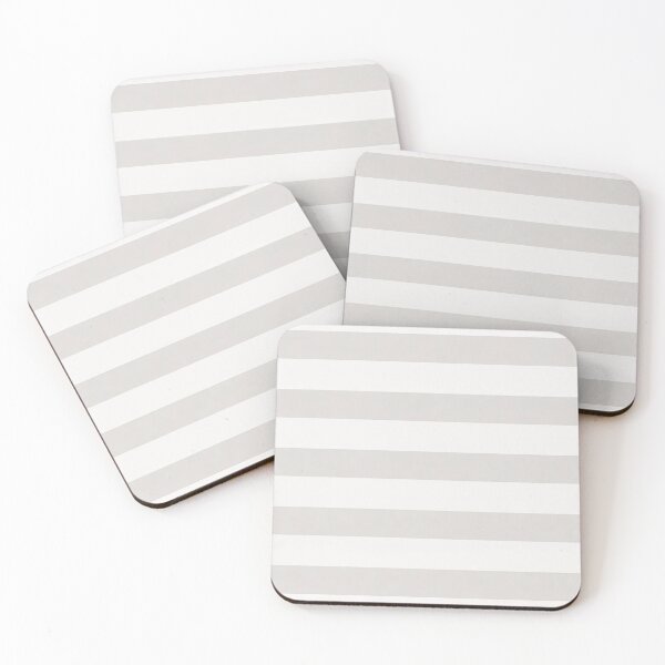 Item preview, Grey and White Striped designed and sold by Art for Every Person.