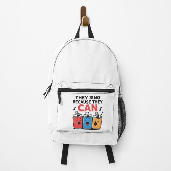 Item preview, They Sing Because They Can Funny Soda Can Music Pun designed and sold by OwnYourMood.