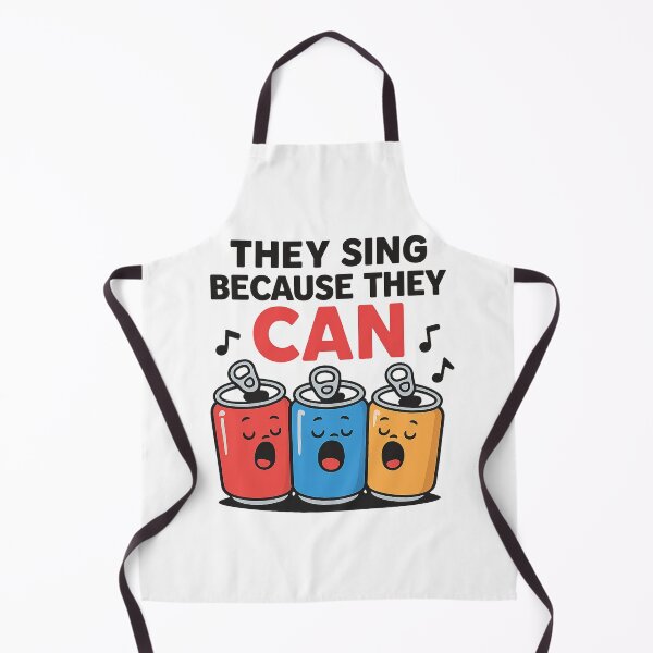Item preview, They Sing Because They Can Funny Soda Can Music Pun designed and sold by OwnYourMood.