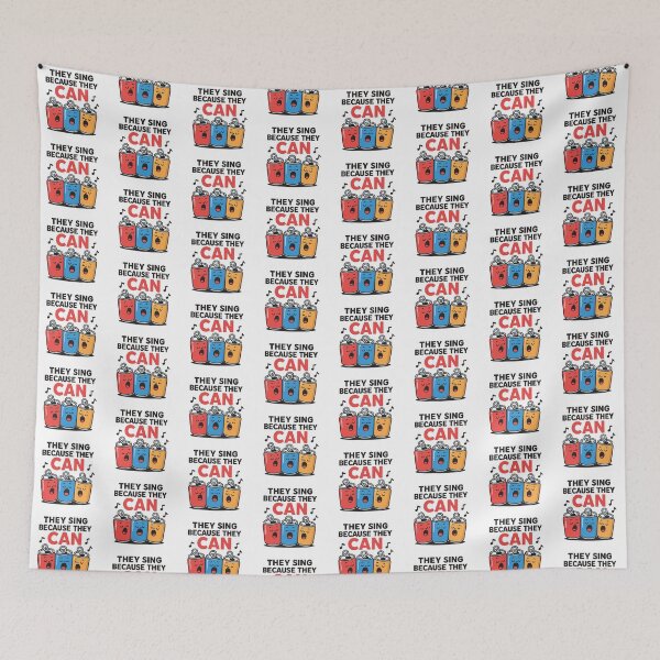 Item preview, They Sing Because They Can Funny Soda Can Music Pun designed and sold by OwnYourMood.