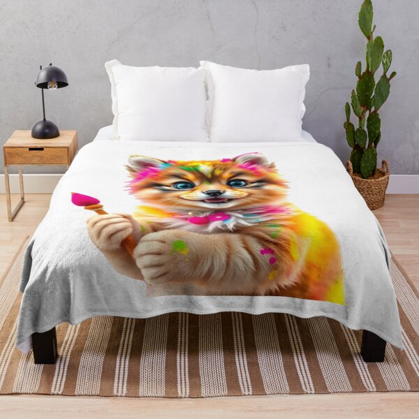 Item preview, Holi Puppy with Paintbrush designed and sold by Teewave-Ashish.