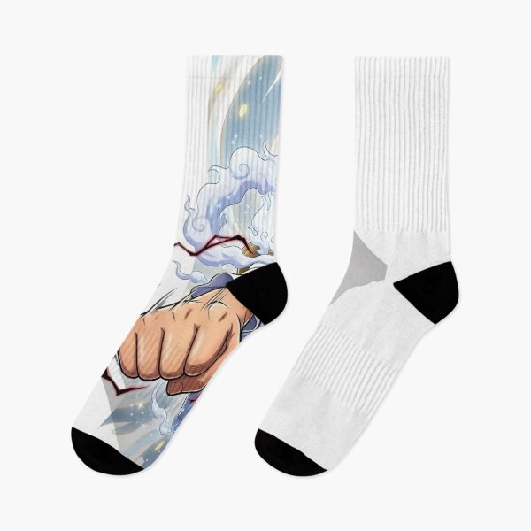 Item preview, Awakened Rubber Pirate Hero – White Cloud Power Anime Style Action designed and sold by Dyan4.