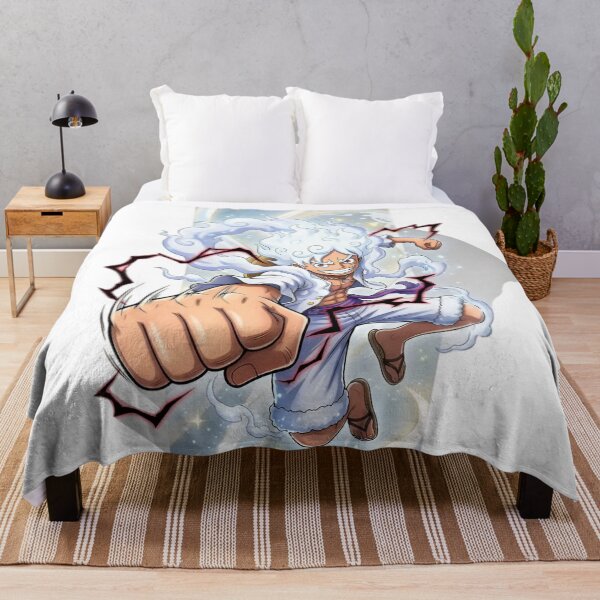 Item preview, Awakened Rubber Pirate Hero – White Cloud Power Anime Style Action designed and sold by Dyan4.