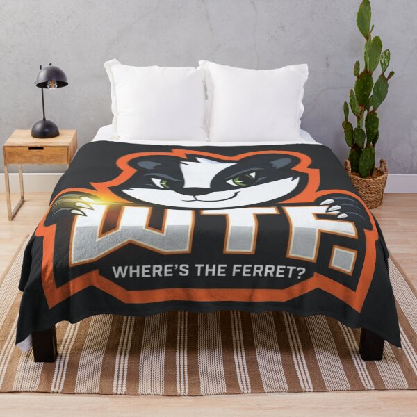Item preview, Funny WTF Where’s The Ferret? Cute Ferret Meme Graphic Design designed and sold by artworkathome.