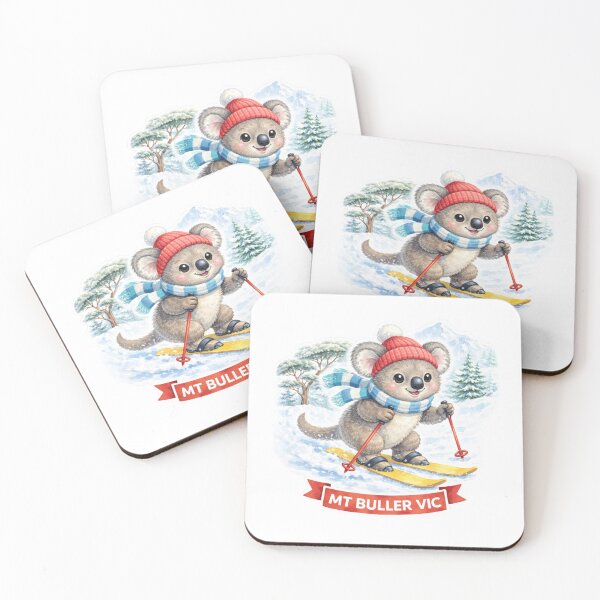 Item preview, Mount Buller Victoria Skiing Koala designed and sold by PamLeeDesign.