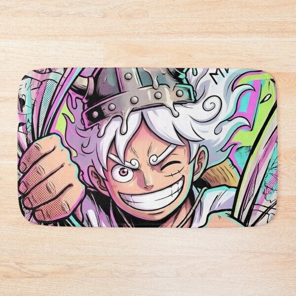 Item preview, Awakened Pirate Warrior Manga Collage – Neon Anime Power Punch designed and sold by Dyan4.