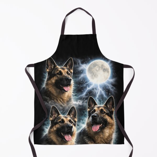 Item preview, German Shepherds & Massive Lightning Moon designed and sold by FurioInc.