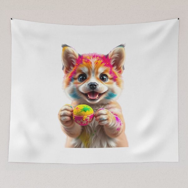 Item preview, Holi Puppy with Ball   designed and sold by Teewave-Ashish.