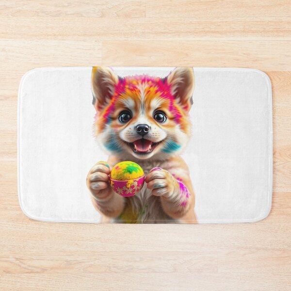 Item preview, Holi Puppy with Ball   designed and sold by Teewave-Ashish.