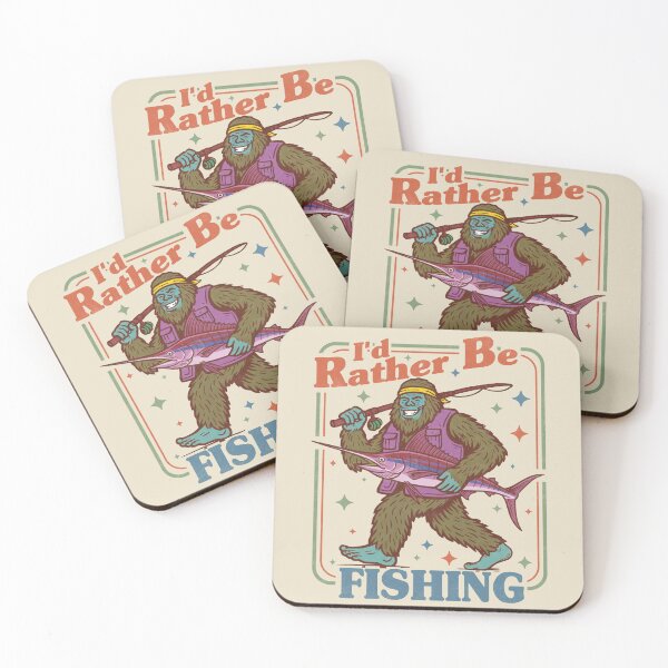 Item preview, Bigfoot I'd Rather Be Fishing. #4 designed and sold by EunsooLee.