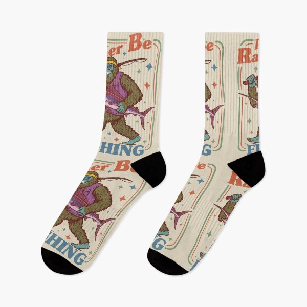 Item preview, Bigfoot I'd Rather Be Fishing. #4 designed and sold by EunsooLee.