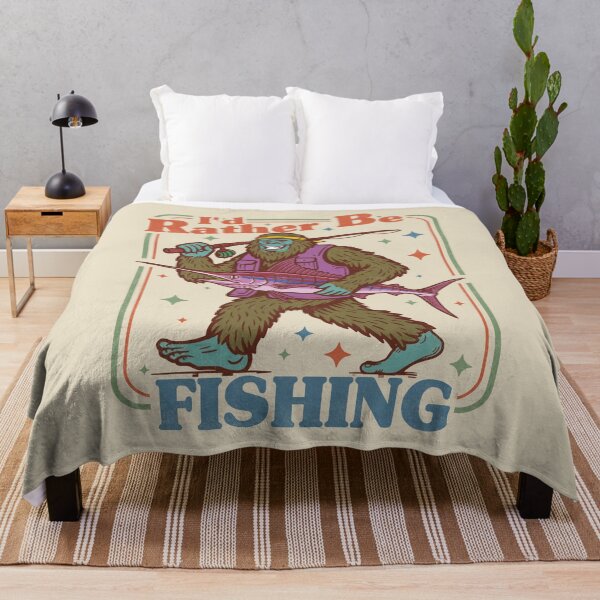 Item preview, Bigfoot I'd Rather Be Fishing. #4 designed and sold by EunsooLee.
