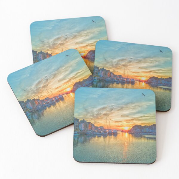 Item preview, Weymouth Harbour Sunrise Dorset designed and sold by Marie Clapton.
