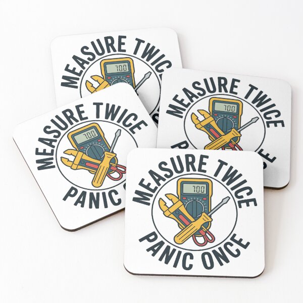 Item preview, Measure Twice Panic Once designed and sold by vala93.