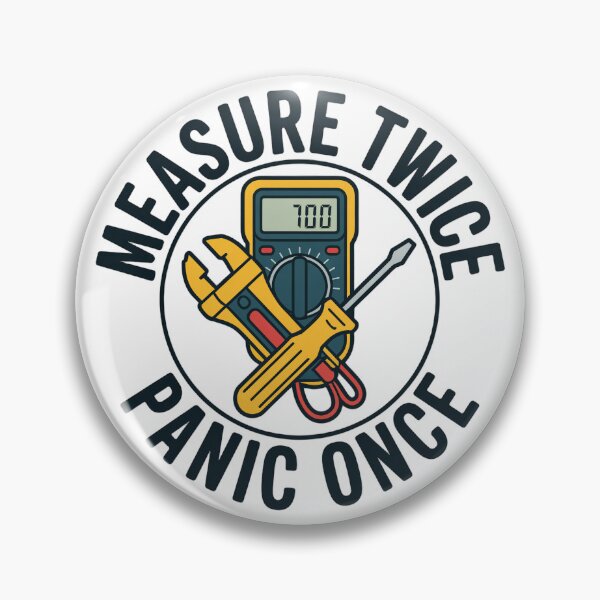 Item preview, Measure Twice Panic Once designed and sold by vala93.
