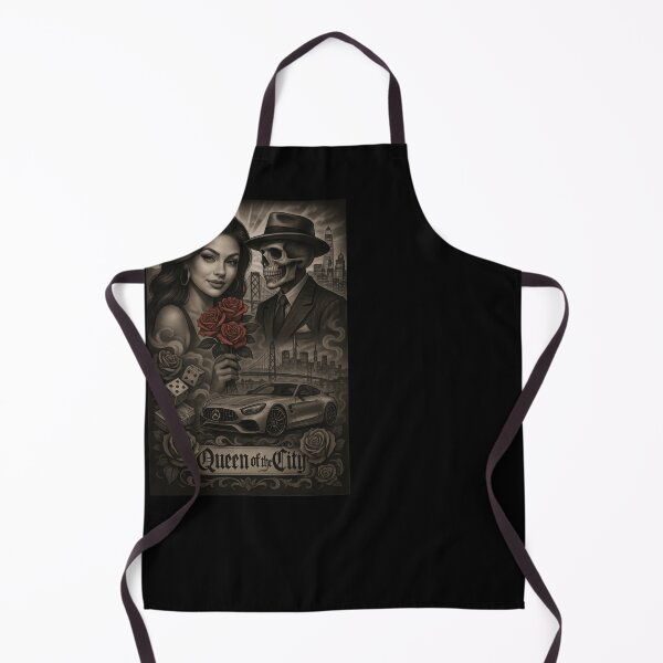 Item preview, Queen of the City – Luxury Chicana Street Queen Tattoo Art designed and sold by DyfunctionalTee.