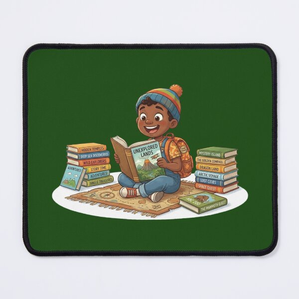 Item preview, Happy Boy Reading Books - Discovering the World designed and sold by TB-73.