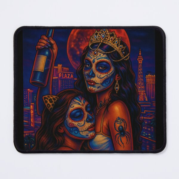 Item preview, Noche De Los Muertos – Dia De Los Muertos Chicana Night Queen Art designed and sold by DyfunctionalTee.