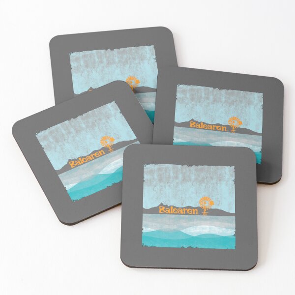 Item preview, Balearic Islands - Mallorca - Ibiza - Formentera - Menorca in blue designed and sold by Periartwork.