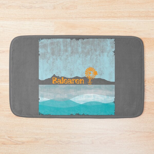Item preview, Balearic Islands - Mallorca - Ibiza - Formentera - Menorca in blue designed and sold by Periartwork.