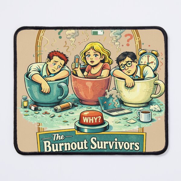 Item preview, The Burnout Survivors – Emergency Coffee Division designed and sold by LMFARNACIO.